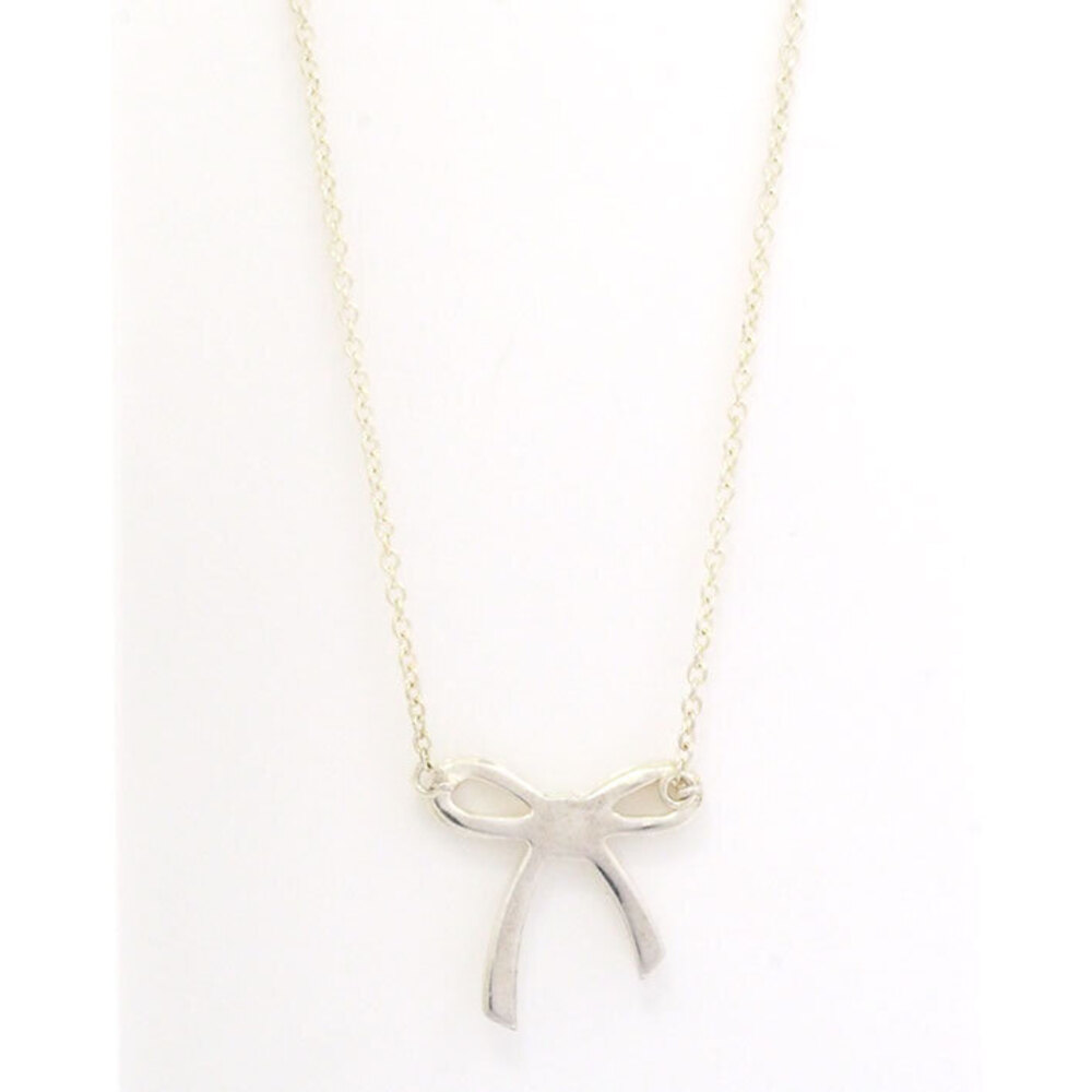Tiffany Bow Ribbon Silver